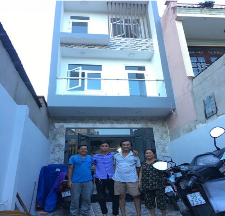 Bàn giao công trình nhà phố 4m - 2 tầng ở gò vấp