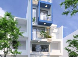 Thiết kế mẫu nhà phố 3 tầng đẹp hiện đại quận Tân Bình