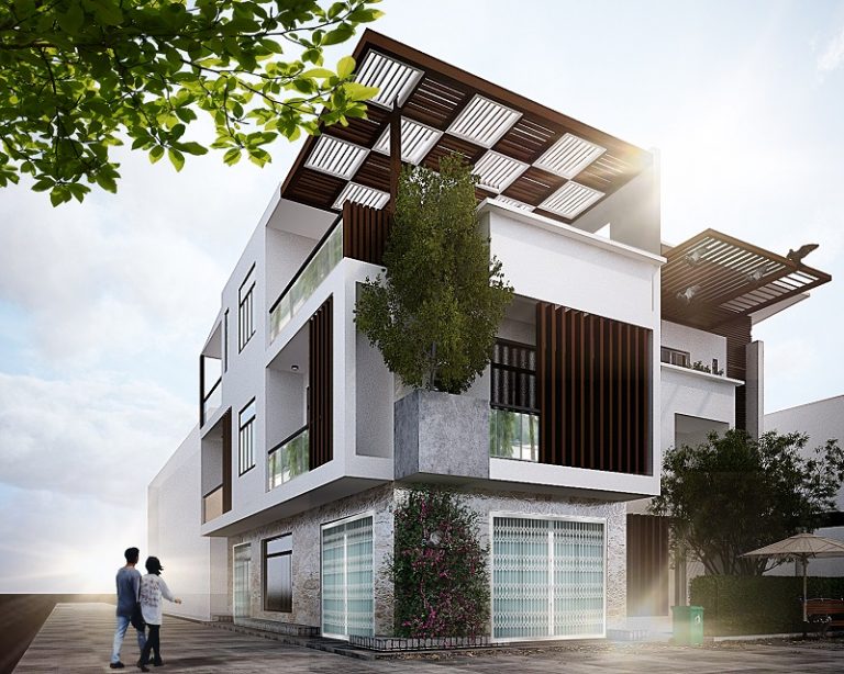 Hoạt động xây dựng nhà phố 5M tại Nhà Bè