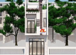 Xây dựng nhà phố 4M hiện đại tại quận Tân Bình