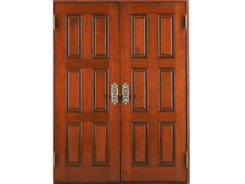 Hình ảnh cửa gỗ phù hợp với những căn phòng có thiết kế nhẹ nhàng