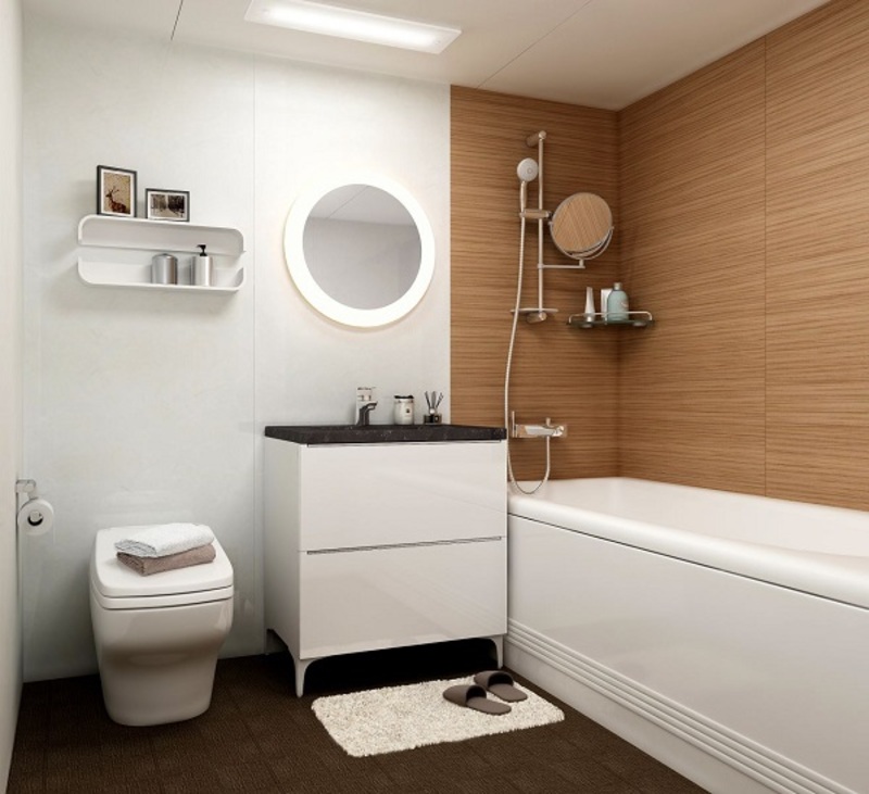 Mẫu nội thất nhà vệ sinh sang trọng, thiết kế tinh tế