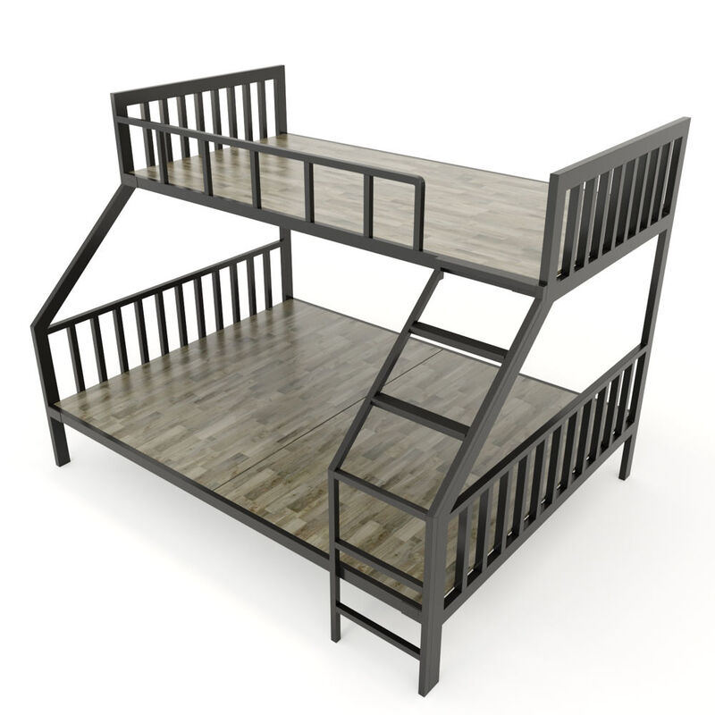 giường tầng làm bằng chất liệu sắt