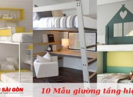 10 Mẫu giường tầng hiện đại, đa năng cho phòng ngủ