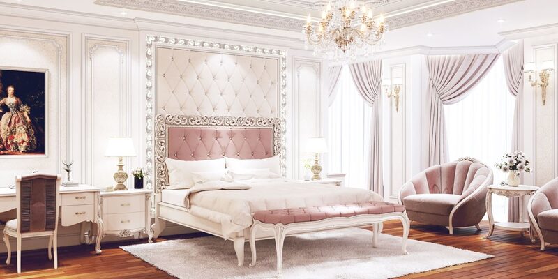 phòng ngủ cho nhà mang phong cách hiện đại, trang trọng