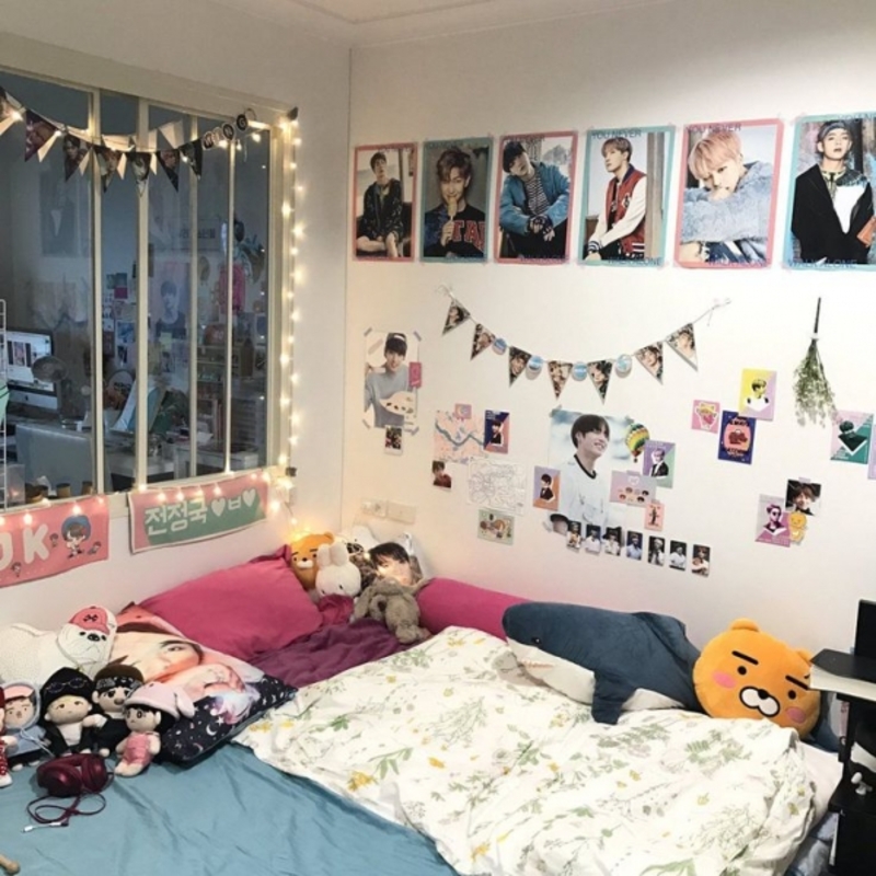 trang trí nội thất phòng ngủ cho bé gái 18 tuổi