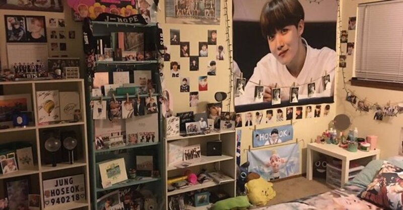 thiết kế phòng ngủ dành cho các nàng yêu thích Kpop