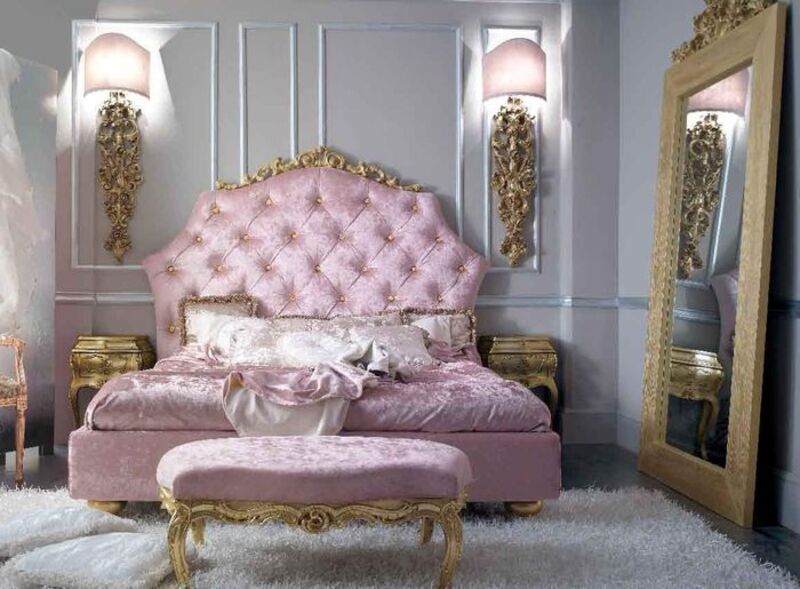 Phòng ngủ nữ đẹp với phong cách thiết kế tân cổ điển
