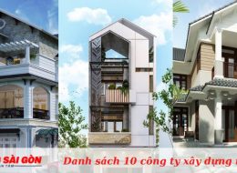 Top 10 công ty xây dựng nhà đẹp nhất ở TP. Hồ Chí Minh