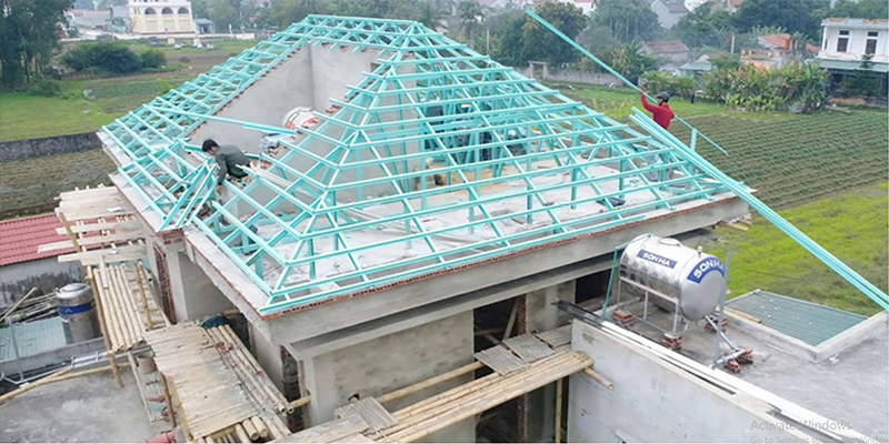 quy trình xây nhà từ mái đến móng chuẩn nhất