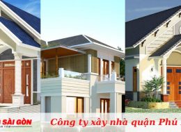 Công ty xây dựng nhà phố quận Phú Nhuận trọn gói